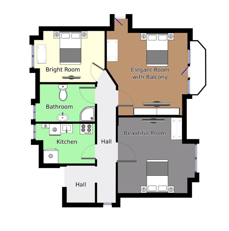 Aday - Villa Firenze - 2 Bedrooms Bright Apartment Aalborg Luaran gambar